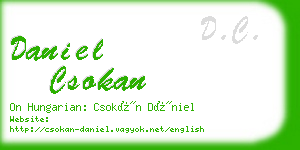 daniel csokan business card